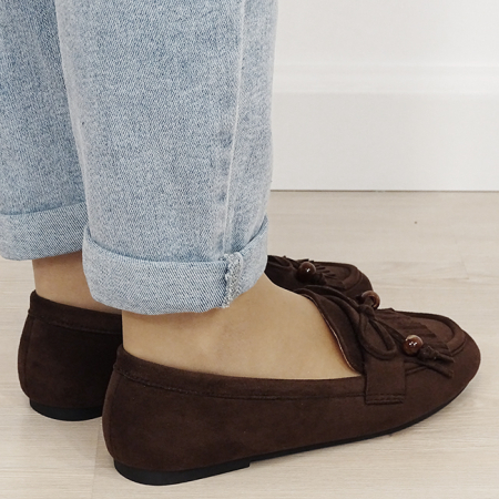 Mocasini maro de tip loafers DXJ1530 02 [4]