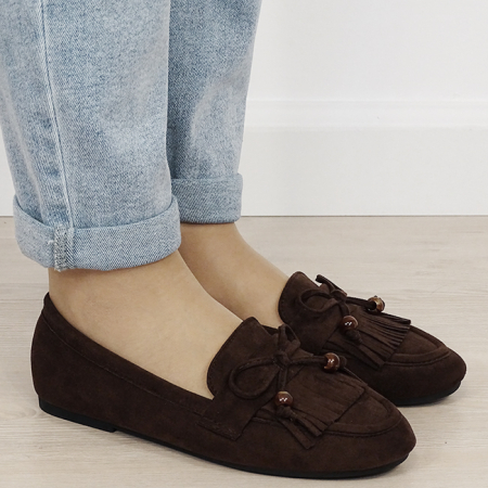 Mocasini maro de tip loafers DXJ1530 02 [5]