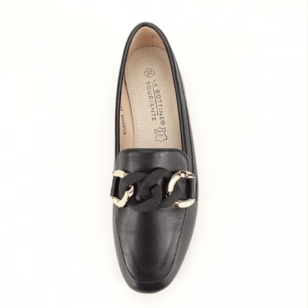 Mocasini negri Gloria M2 [6]