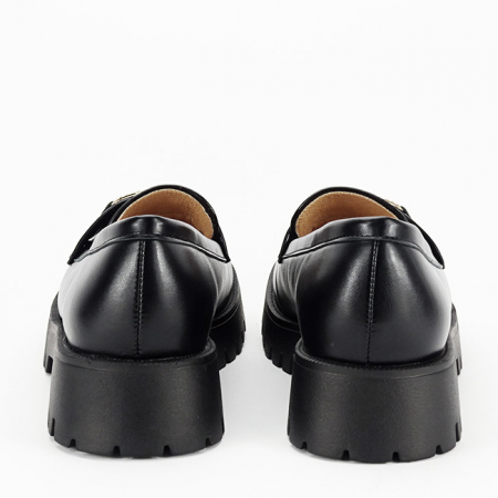 Mocasini negrii de tip loafers FN653 M2 [3]