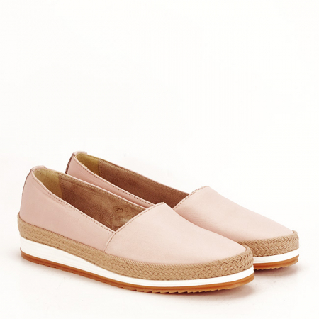 Mocasini piele naturala nude Amalia 02 [2]