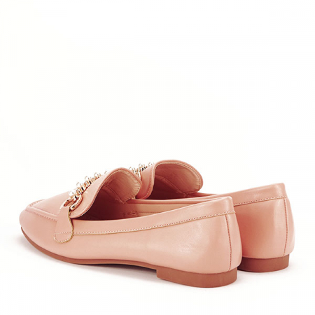 Mocasini roz cu perle Meredith M2 [2]