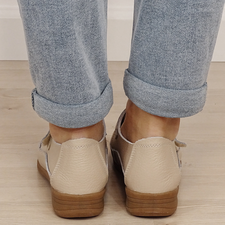 Mocasini roz din piele naturala 5085. M3 [3]