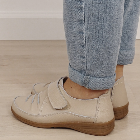 Mocasini roz din piele naturala 5085. M3 [2]