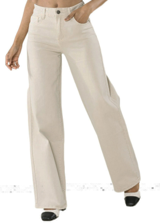 Pantaloni crem Evazati Nina Carter J251-25 M9 [2]