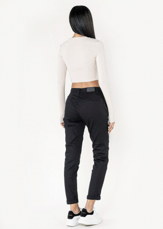 Pantaloni negri Chino Nina Carter J250 M10 [1]