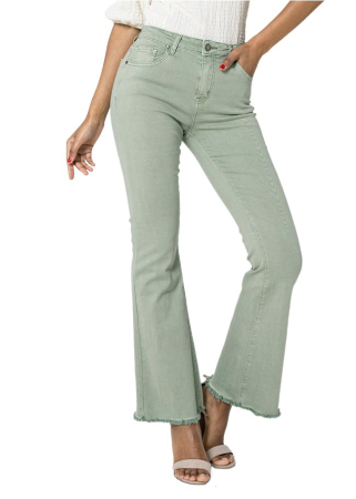 Pantaloni verzi Evazati Nina Carter J230-22 M7 [4]