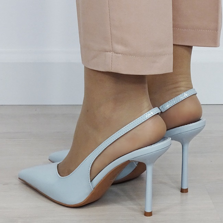 Pantofi albastru deschis de lac 5539 01 [2]