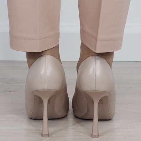 Pantofi bej eleganti D-1281 01 [3]