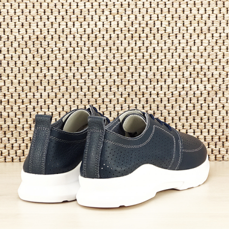 Pantofi piele naturala bleumarin Angela [4]