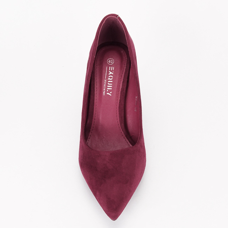 Pantofi bordo eleganti H992 03 [6]