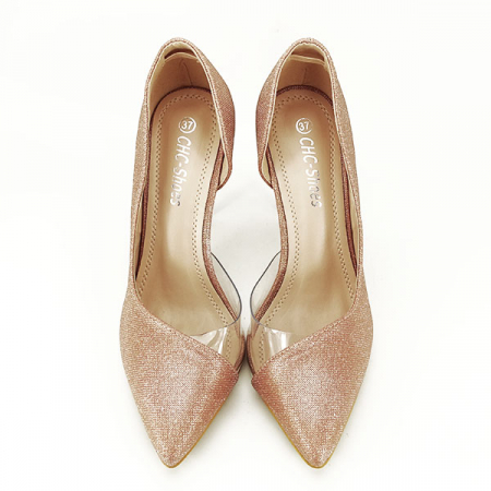 Pantofi sampanie decupati lateral N20-680 04 [6]