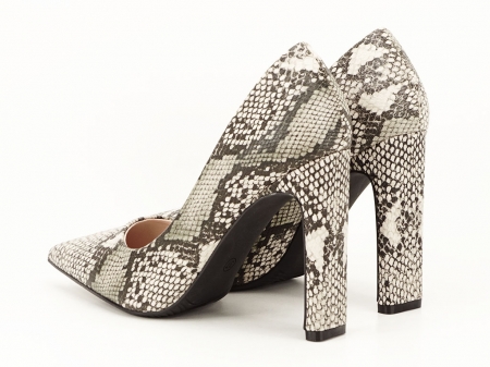 Pantofi eleganti cu imprimeu de sarpe Elvira [1]