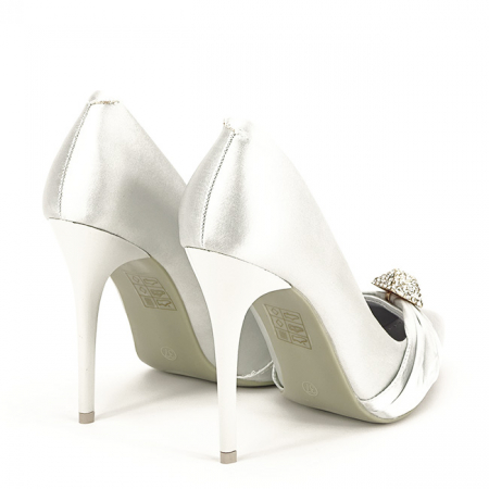 Pantofi cu toc gri eleganti Sabrina 02 [5]