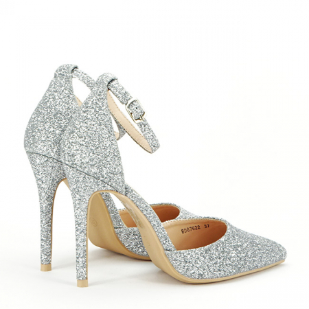 Pantofi eleganti argintii BDG7622 01 [4]