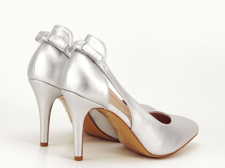 Pantofi eleganti argintii Maria [7]