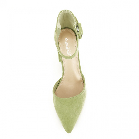Pantofi eleganti verde fistic Olivia 02 [6]
