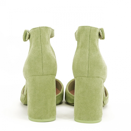 Pantofi eleganti verde fistic Olivia 02 [4]