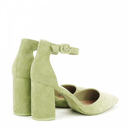 Pantofi eleganti verde fistic Olivia 02 [5]