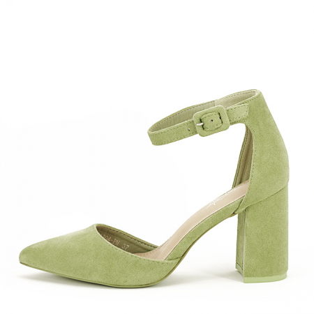 Pantofi eleganti verde fistic Olivia 02 [0]