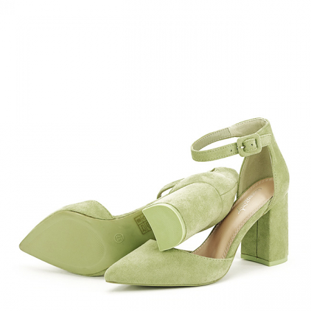 Pantofi eleganti verde fistic Olivia 02 [7]