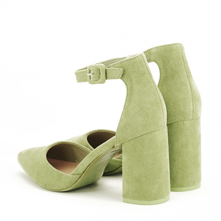Pantofi eleganti verde fistic Olivia 02 [3]
