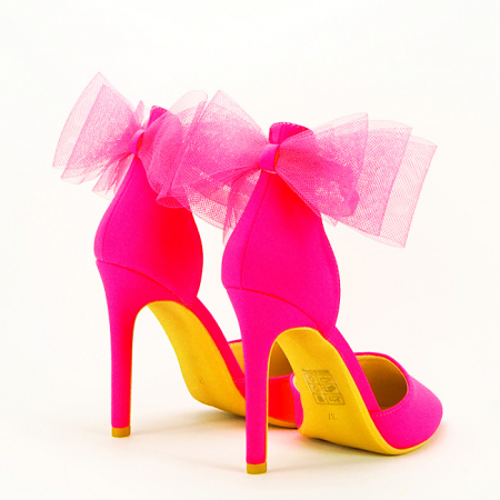 Pantofi fuchsia cu funda 6829 03 [4]