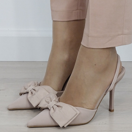 Pantofi kaki deschis cu fundita 3270 01 [1]