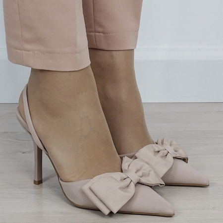 Pantofi kaki deschis cu fundita 3270 01 [5]