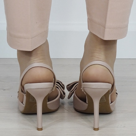 Pantofi kaki deschis cu fundita 3270 01 [3]