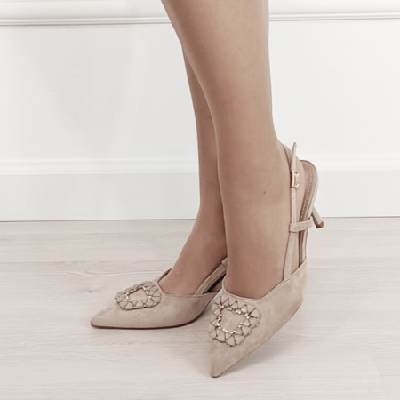 Pantofi maro deschis eleganti cu brosa 1890 03 [2]