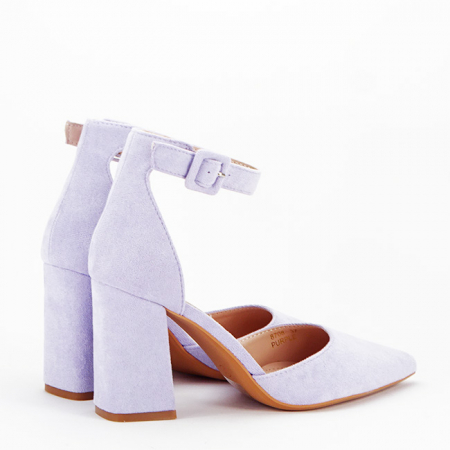 Pantofi mov deschis decupati 8708 04 [4]