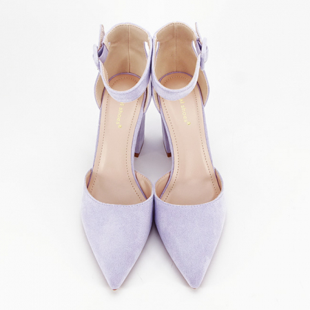 Pantofi mov deschis decupati 8708 04 [6]