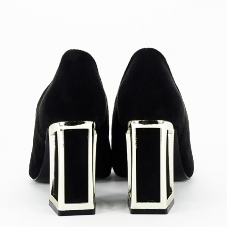 Pantofi negrii cu toc comod 3870 02 [3]
