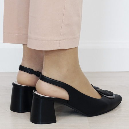 Pantofi negru eleganti din piele naturala BY6887-1 03 [4]