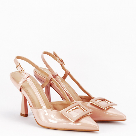 Pantofi nude lacuiti eleganti BSD41-7 04 [5]