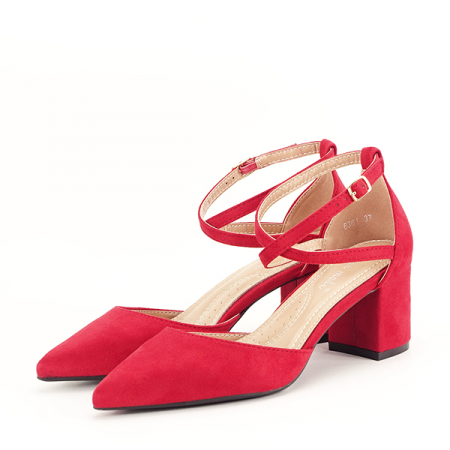 Pantofi rosii eleganti Petra [0]