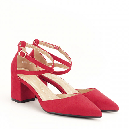 Pantofi rosii eleganti Petra [2]
