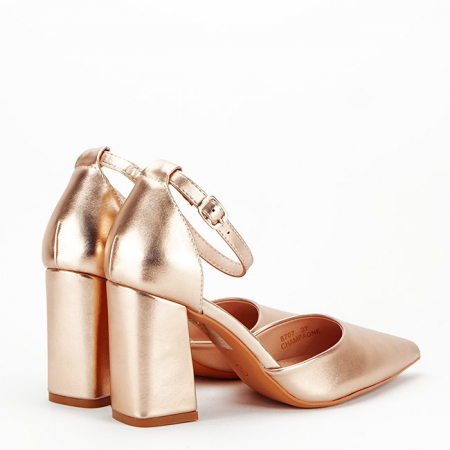 Pantofi sampanii eleganti 8707 04 [4]