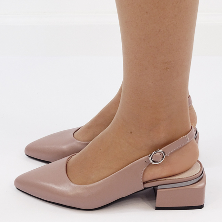 Pantofi taupe comozi din piele naturala BY6889-3 02 [2]