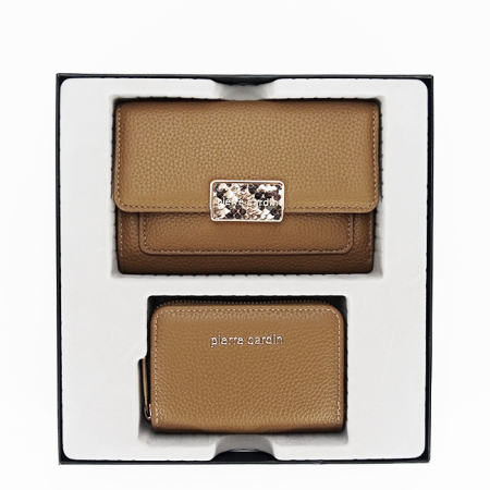 Pierre Cardin, Set de 2 piese portofel si portcart 6250+428MARRONE M0 [7]