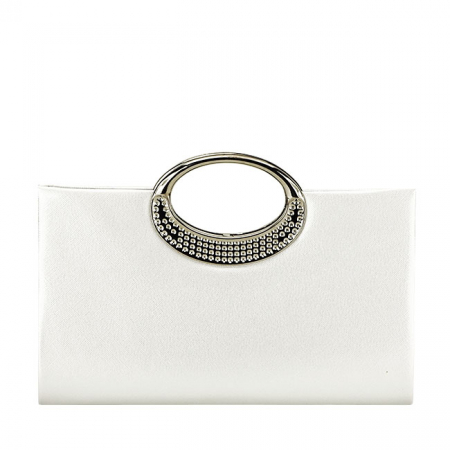 Plic elegant cu cristale BYH961 05 Alb [2]