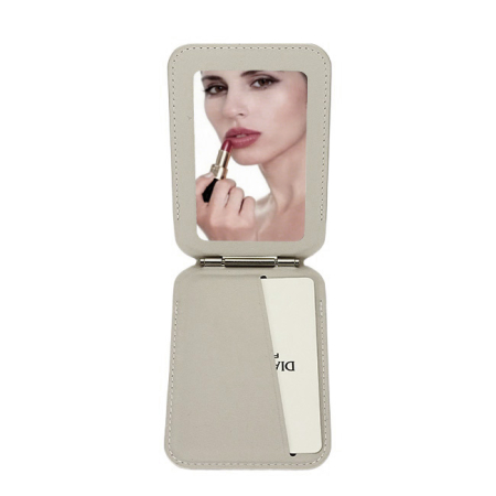 Port card bej cu blocare RFID, Suport ajustabil si Oglinda [1]