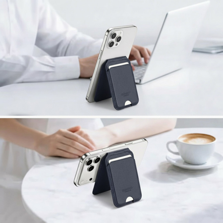 Port card cu blocare RFID, Suport ajustabil si Oglinda [3]