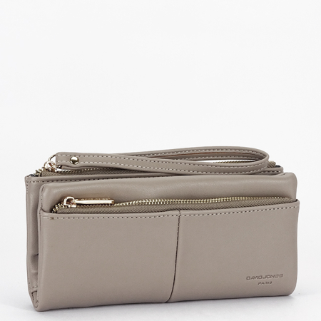 Portofel bej taupe David Jones Paris P159-1 05 [1]