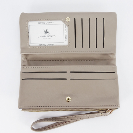 Portofel bej taupe David Jones Paris P159-1 05 [5]