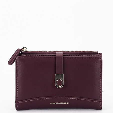 Accesorii - Portofel bordo David Jones Paris P140-003H 07