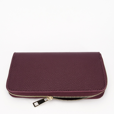 Portofel burgundy din piele naturala 8954 07 [3]