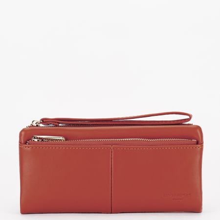 Noutati - Portofel caramiziu David Jones Paris P159-1 05