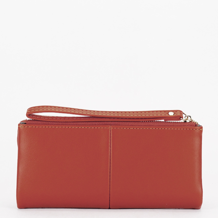 Portofel caramiziu David Jones Paris P159-1 05 [2]